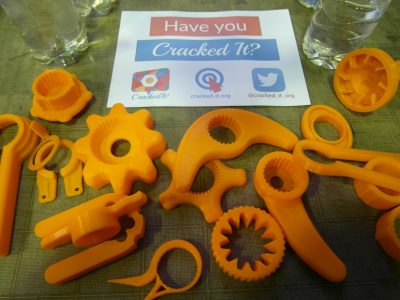 3D printed assistive bottle openers